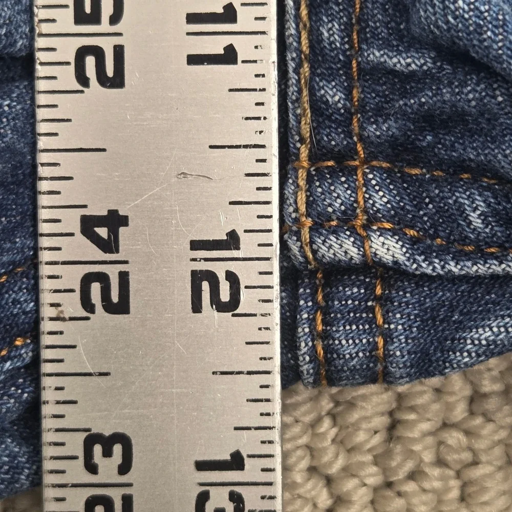 Levis 505 Regular Fit Jeans Mens 36x30 Medium Wash Blue Straight Leg Denim Y2K